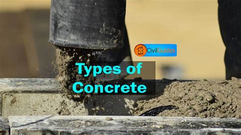 types of concrete